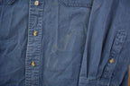Vintage 1990s Cabela's Legendary Quality Blue Blank Button Up Shirt