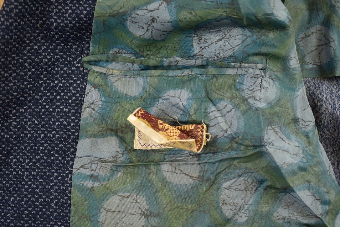 Vintage 1990s College Town Boston Blue Button Up Blazer Jacket