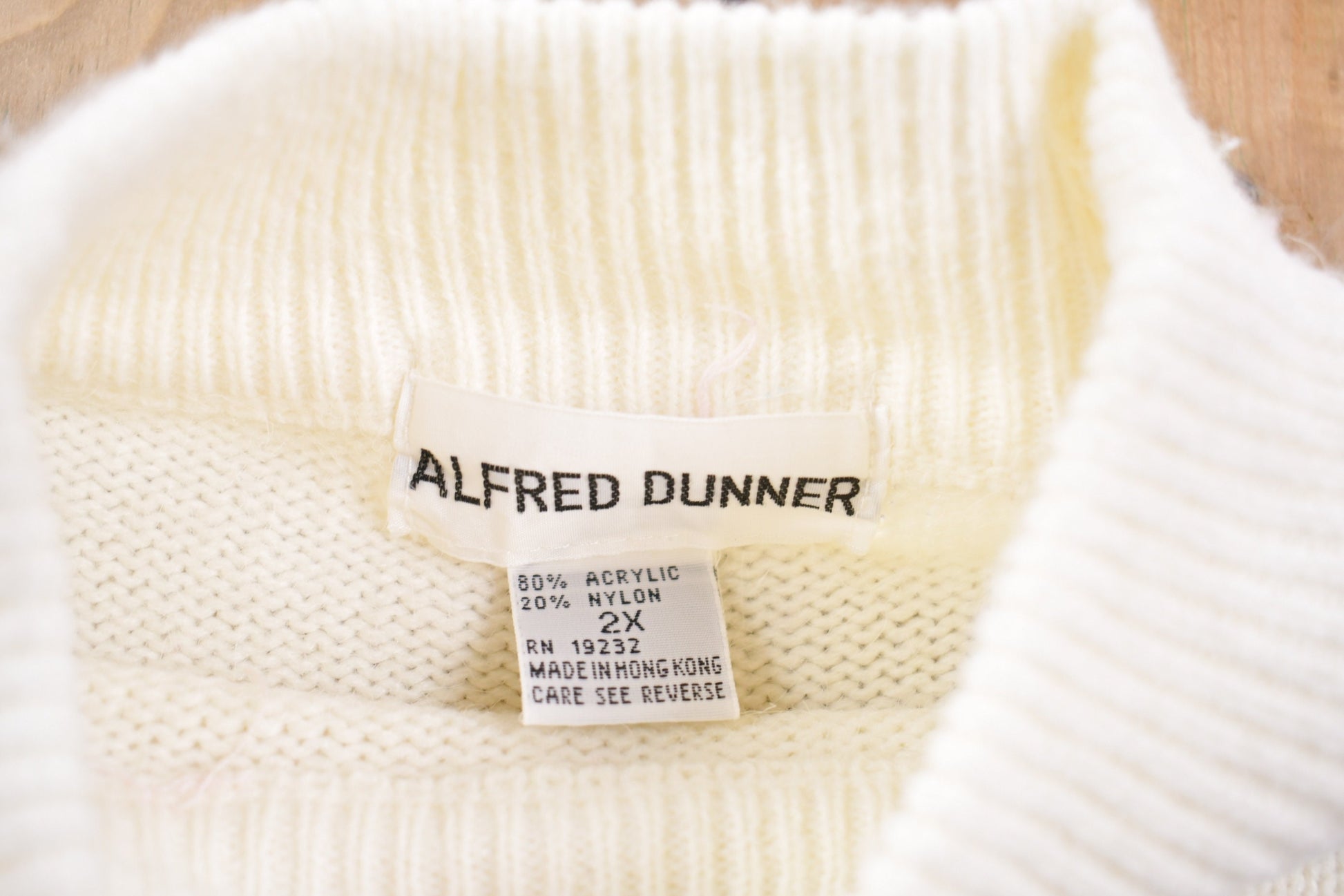 Vintage 1980s Alfred Dunner Floral Knitted Sweater