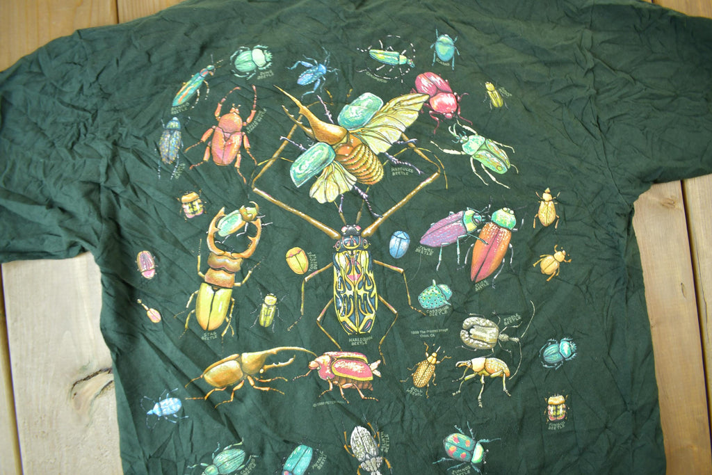Vintage 1995 Insect Theme Graphic T-Shirt