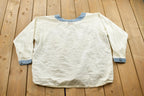 Vintage 1990s Steffano Denim Patchwork Quilted Button Down