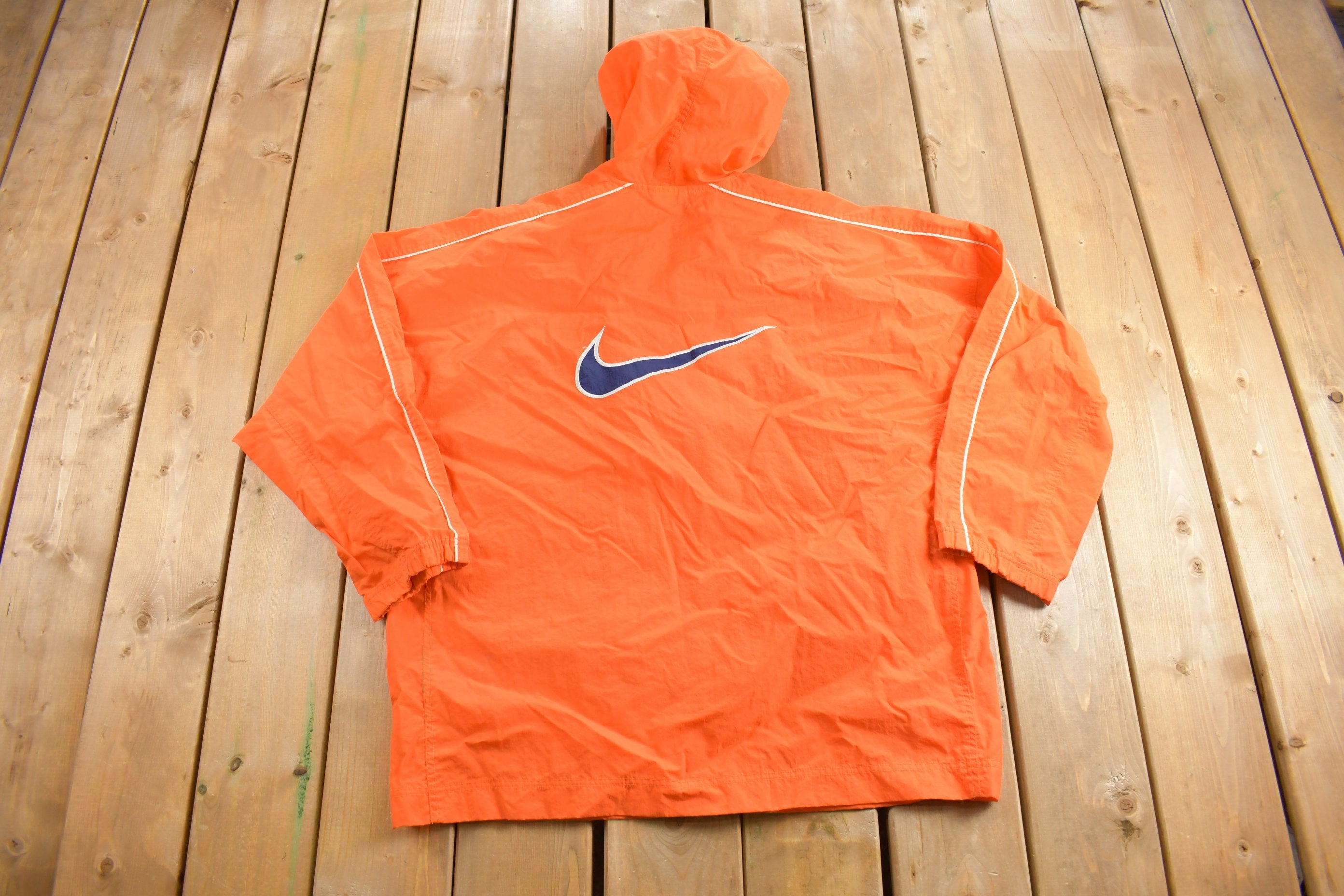 Vintage 1990s Nike Big Swoosh Windbreaker Jacket
