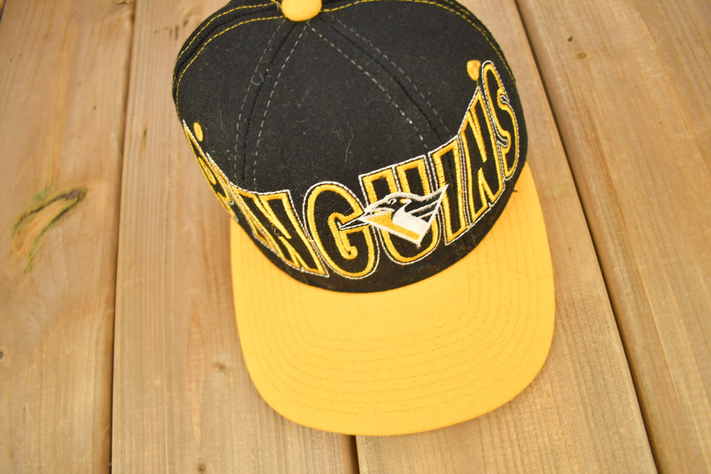 Vintage 1990s Pittsburgh Penguins NHL Fitted Starter Hat