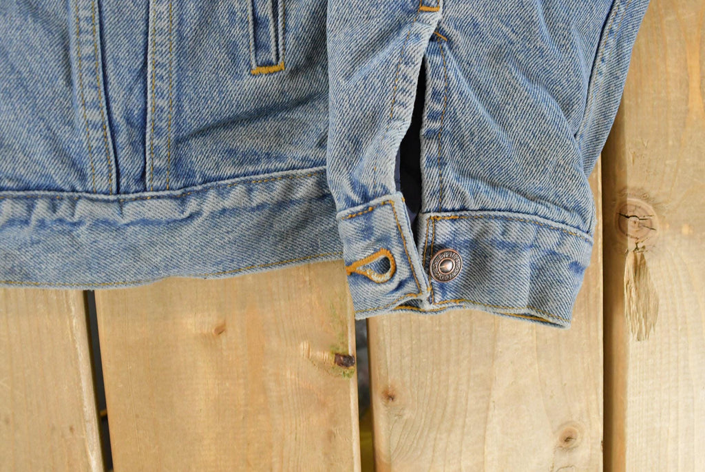 Vintage 1990s Levi's Blanket Lined Denim Jean Trucker Jacket Men's XL