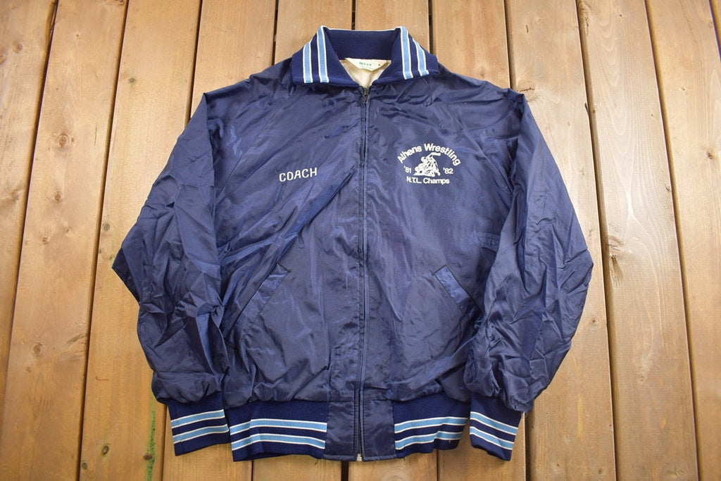 Vintage 1980s Athens Wrestling Neff Windbreaker Jacket