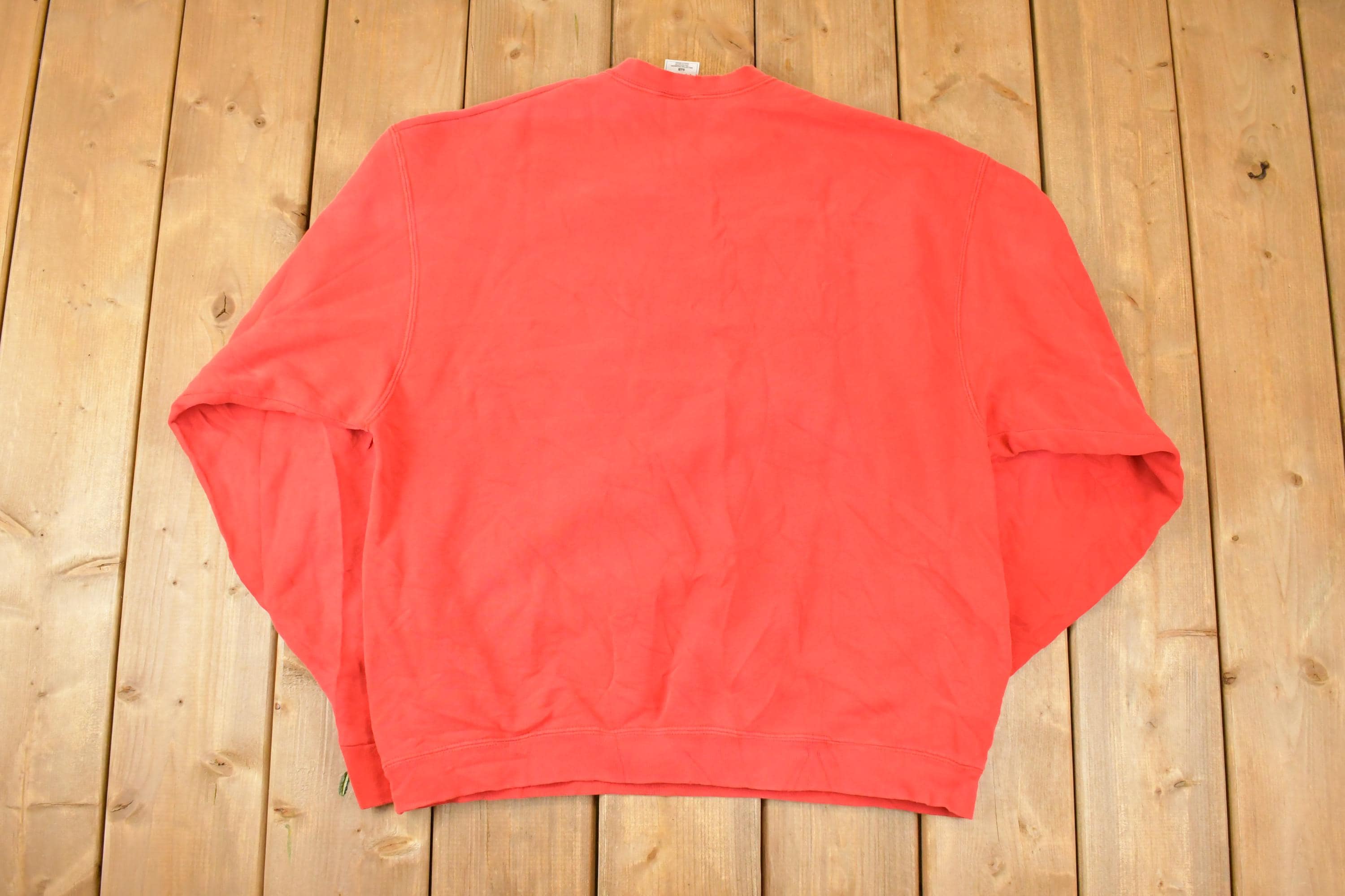 Vintage 1990s Charlevoix Graphic Print Crewneck Sweatshirt Mens L