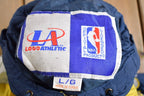 Vintage 1990s Indiana Pacers NBA Logo Athletic Shark Tooth Jacket