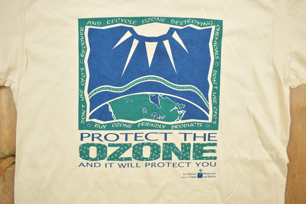 Vintage 1990s Protect The Ozone Graphic T-Shirt