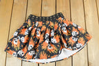 Vintage 1990s Fire Skulls Skirt Size S