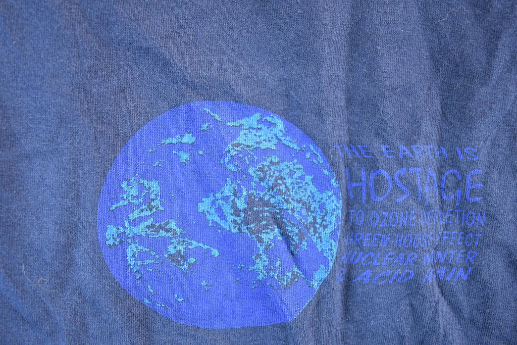 Vintage 1990s Endangered Habitat Earth Souvenir T-Shirt Mens L