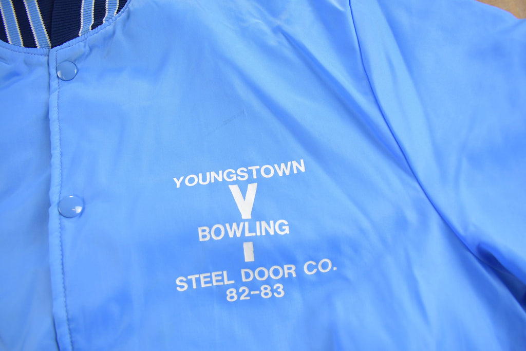 Vintage 1983 Youngstown Bowling Satin Bomber Jacket