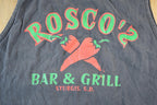 Vintage 1990s Roscoe's Bar And Grill Souvenir Tank Top Mens L