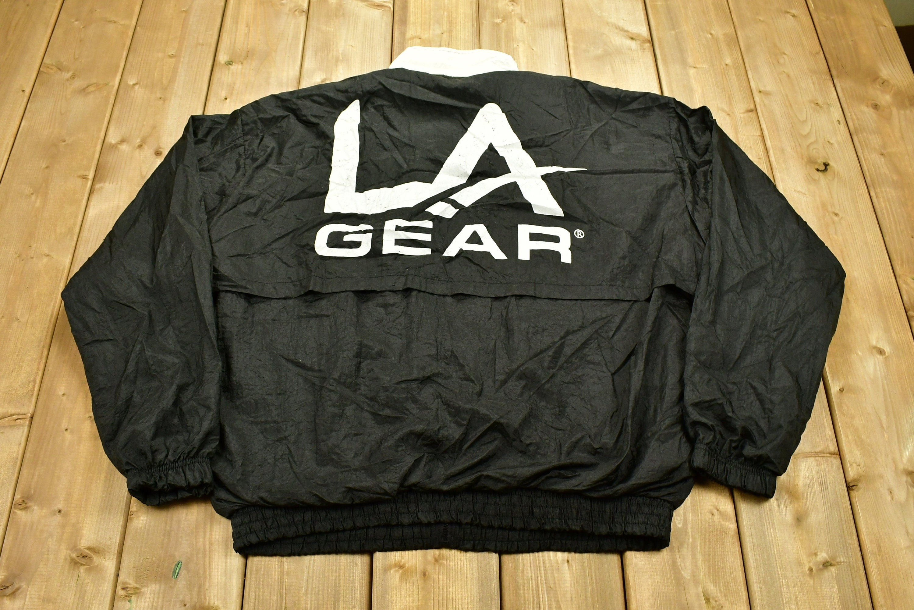 Vintage 1990s LA Gear Color Block Windbreaker Jacket