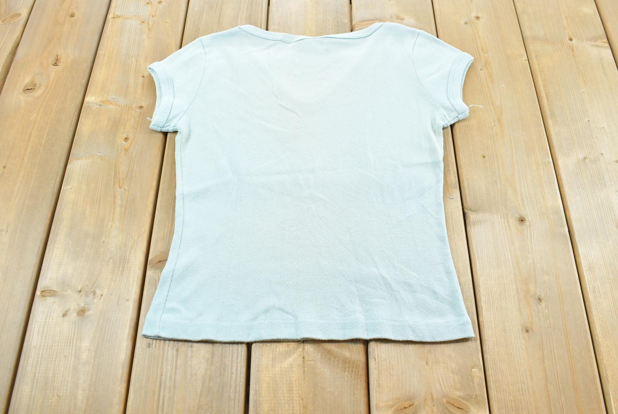 Vintage 1970s Florida Seagulls Souvenir T Shirt Baby Tee Womens S