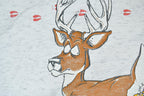 Vintage 1990s Country Tailgater Cute Reindeer Crew Neck Sweater