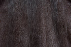 Vintage 1980s Black Sheared Beaver Fur Coat