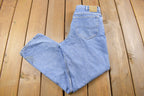 Vintage 1980's Lee Blue Straight Leg Jeans 32 x 29