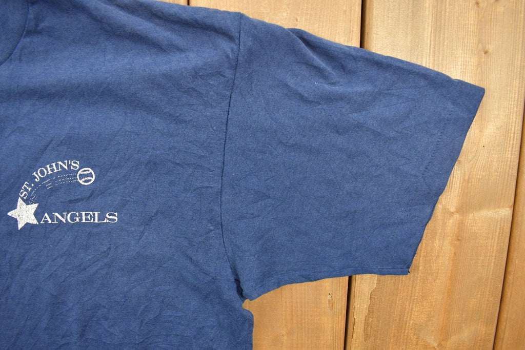 Vintage 1990s St Johns Angels Baseball Collegiate T-Shirt