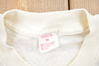 Vintage 1980s Manor Blank T-Shirt  Graphic  80s  90s  Streetwear  Retro Style  Single Stitch  JC Penney  White Tee