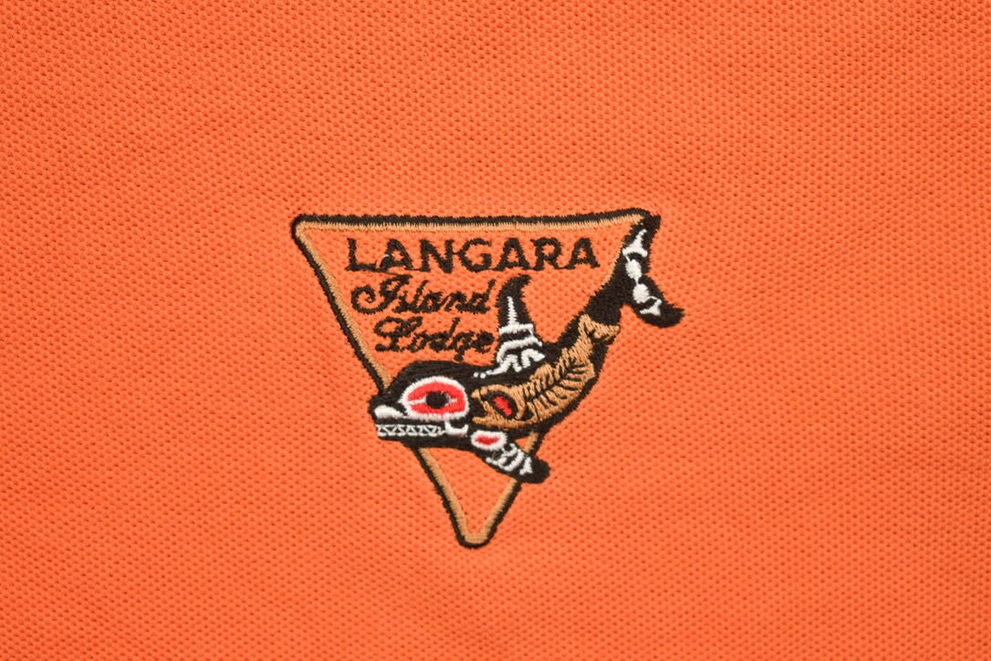 Vintage 1990s Langara Island Lodge Patagonia Polo Shirt