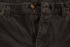 Vintage 1990s Lee Black Denim Straight Leg Jeans Size 36 x 29