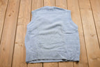 Vintage 1990s Fox Virgin Wool Knitted Sweater Vest