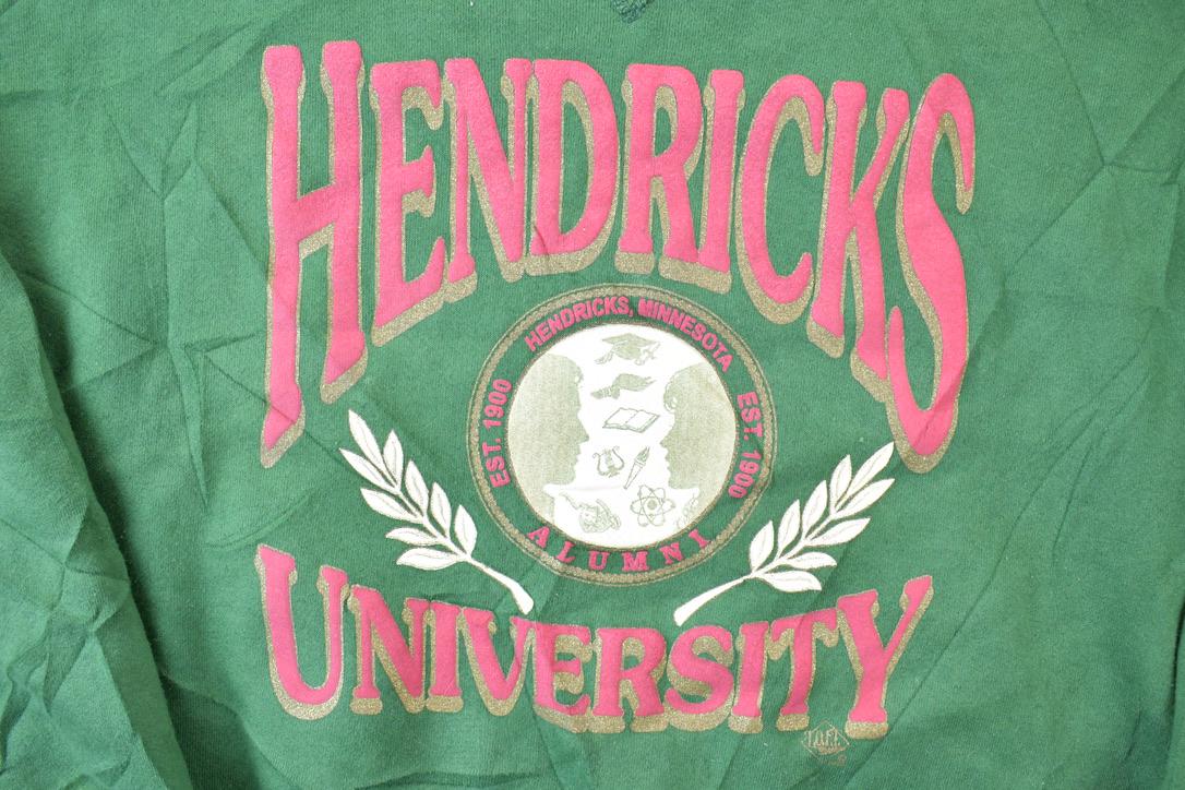Vintage 1990s Hendricks University Collegiate Crewneck