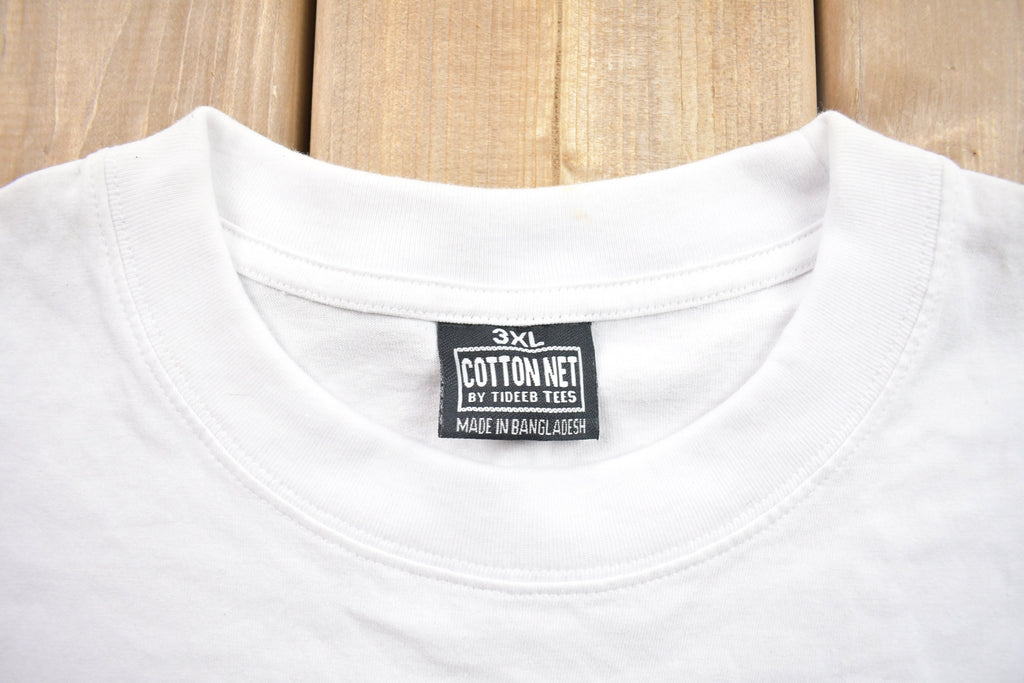 Vintage 1990s Blank White T Shirt