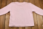 Vintage 1990s Cottage Cove Floral Knit Sweater /