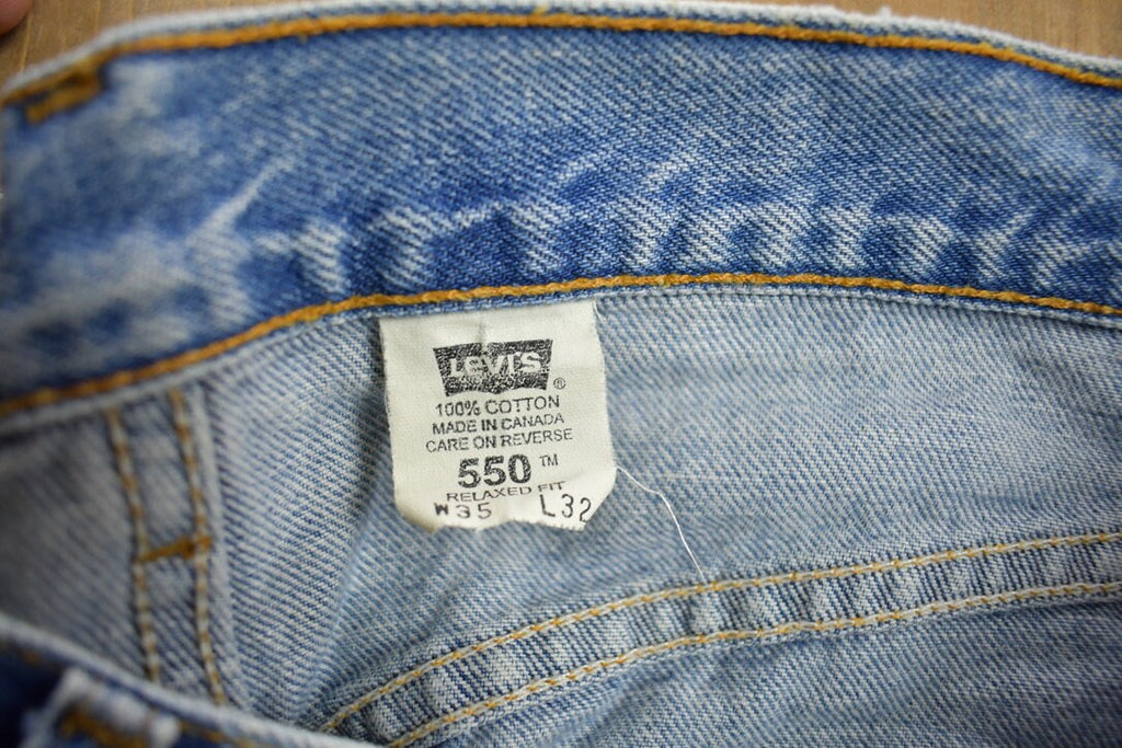 Vintage 1990s Levi's 550 Jeans Size 35x32