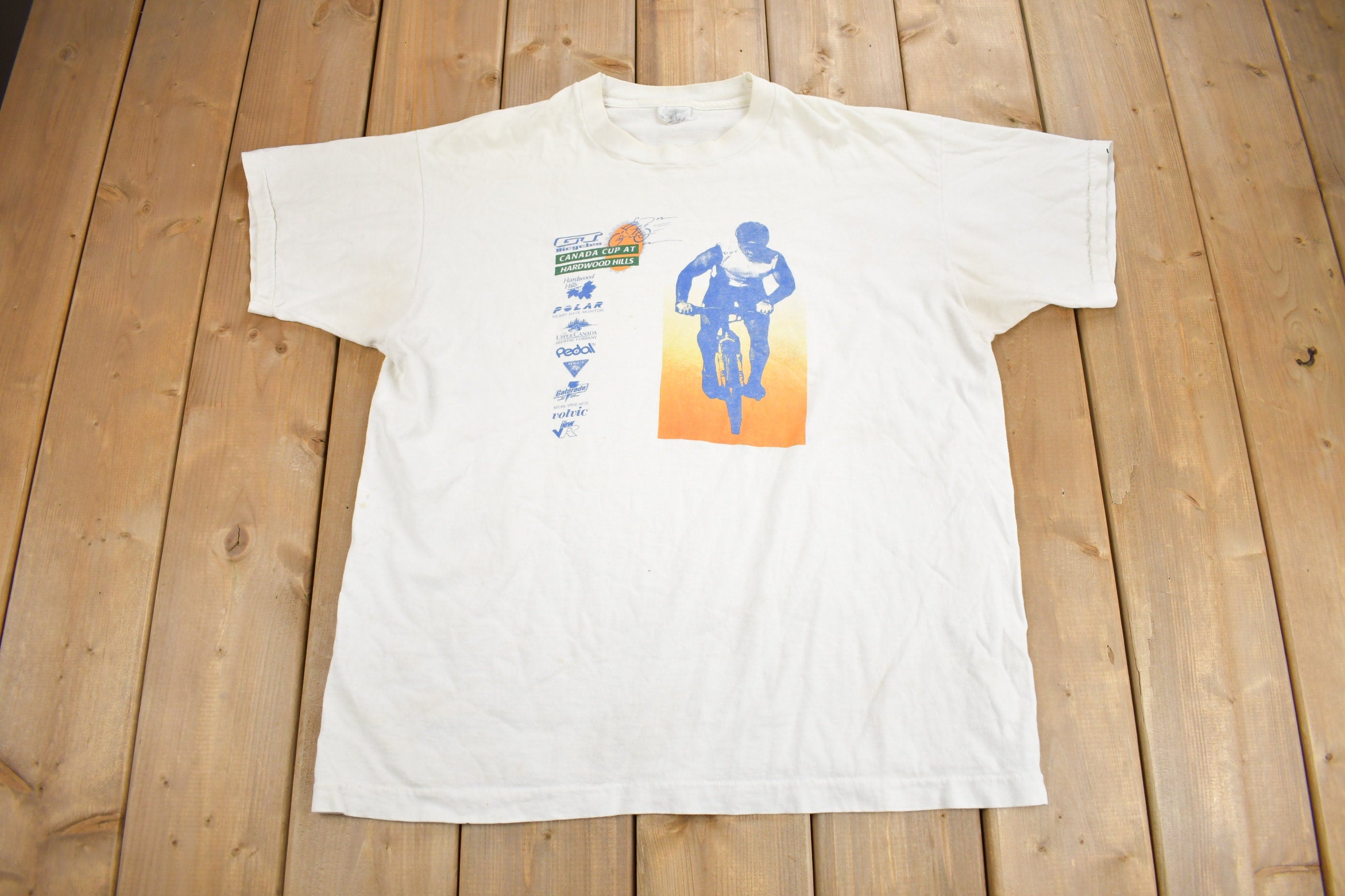 Vintage 1990s GT Bicycles Canada Cup Graphic T Shirt