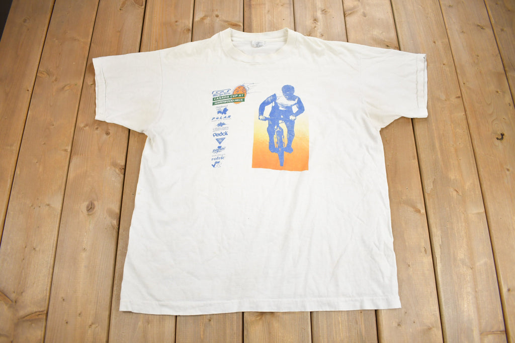 Vintage 1990s GT Bicycles Canada Cup Graphic T Shirt