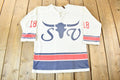 Vintage 1980s Sergio Valente Texas Style Graphic Jersey Sweatshirt