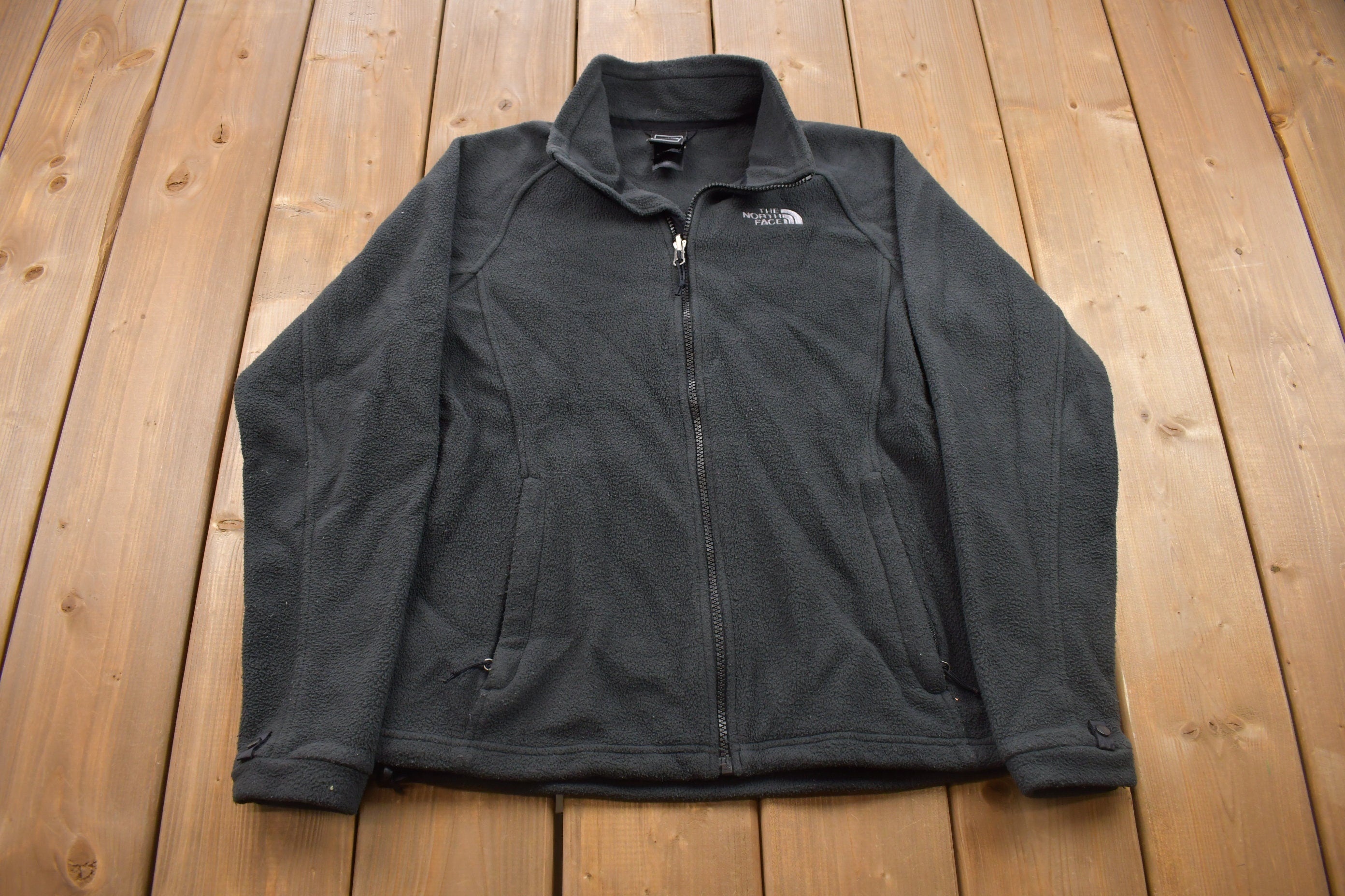 Vintage 1990s North Face Fleece Zip Up Sweater