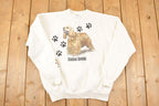 Vintage 1990s Cute Cocker Spaniel Dog Crewneck Sweatshirt Men's L