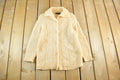 Vintage 1970s Mohair Wool Knit Cardigan Sweater Women's Small