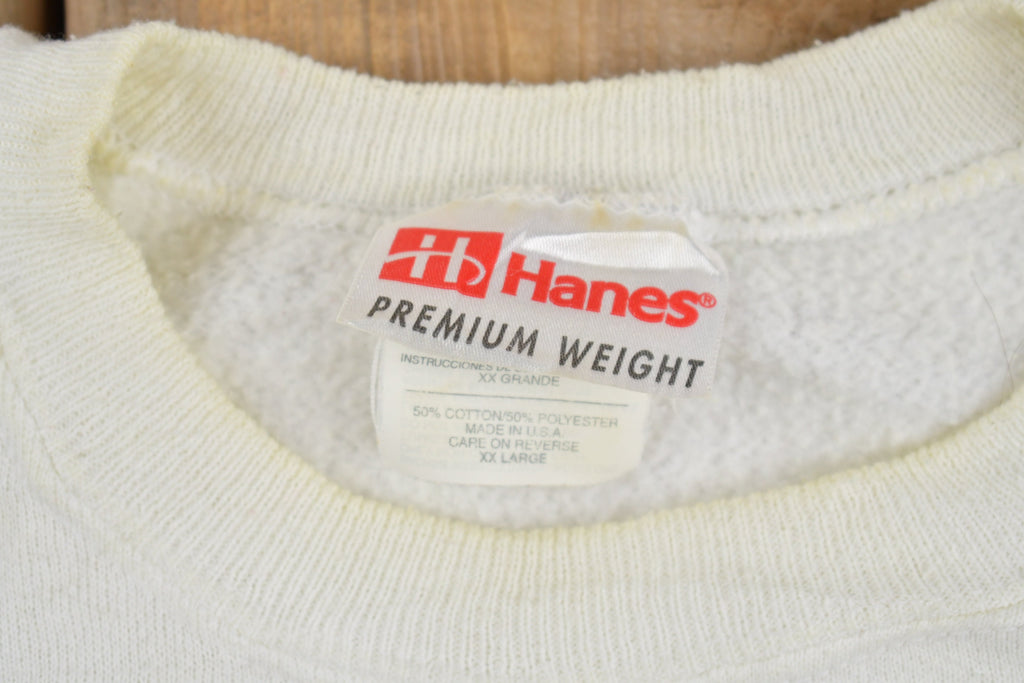 Vintage 1990s Hanes Premium Weight Crewneck Sweatshirt