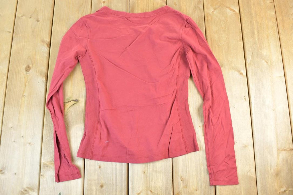 Women Vintage Vigoss Y2K Blank Red T-Shirt / Vigoss Grunge Skull Print / Contrast Stitch / Internet Famous Clothing / Over Dyed
