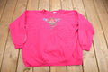 Vintage 1990s Cute Floral Theme Puff Print Crewneck Sweater