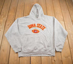 Vintage 1990s Iowa State University Embroidered Hoodie