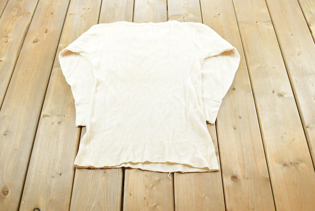 Vintage 1970s Kmart Thermal Crewneck Undershirt Mens S /