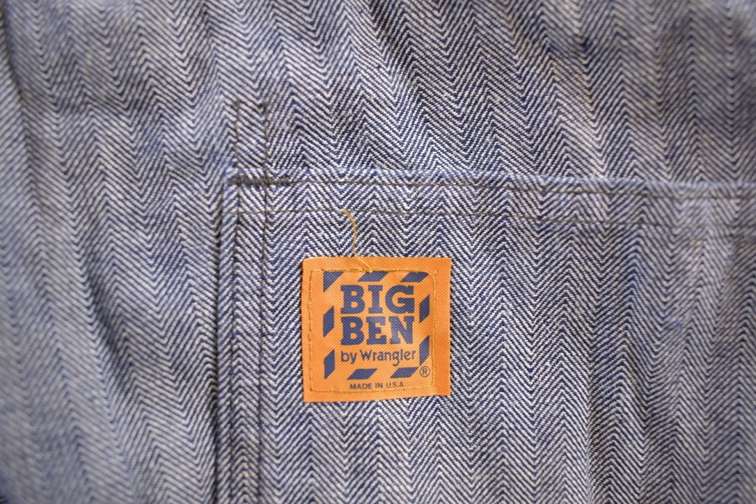 Vintage 1980s Big Ben Wrangler Jumpsuit Size 44 Reg