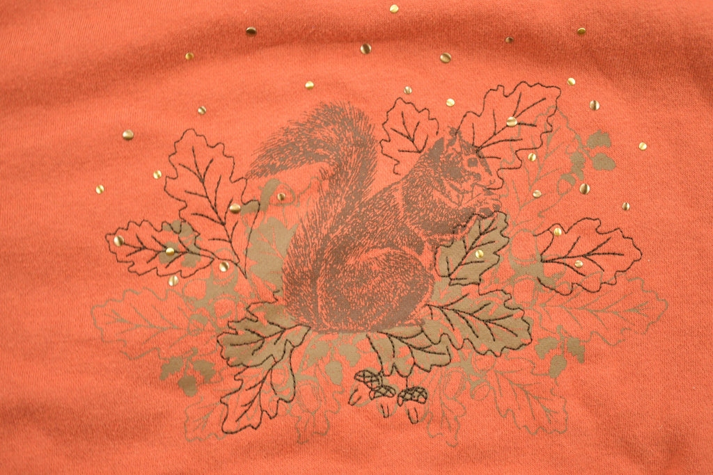 Vintage 1990s Squirrel Theme Northern Reflections Crewneck Sweater