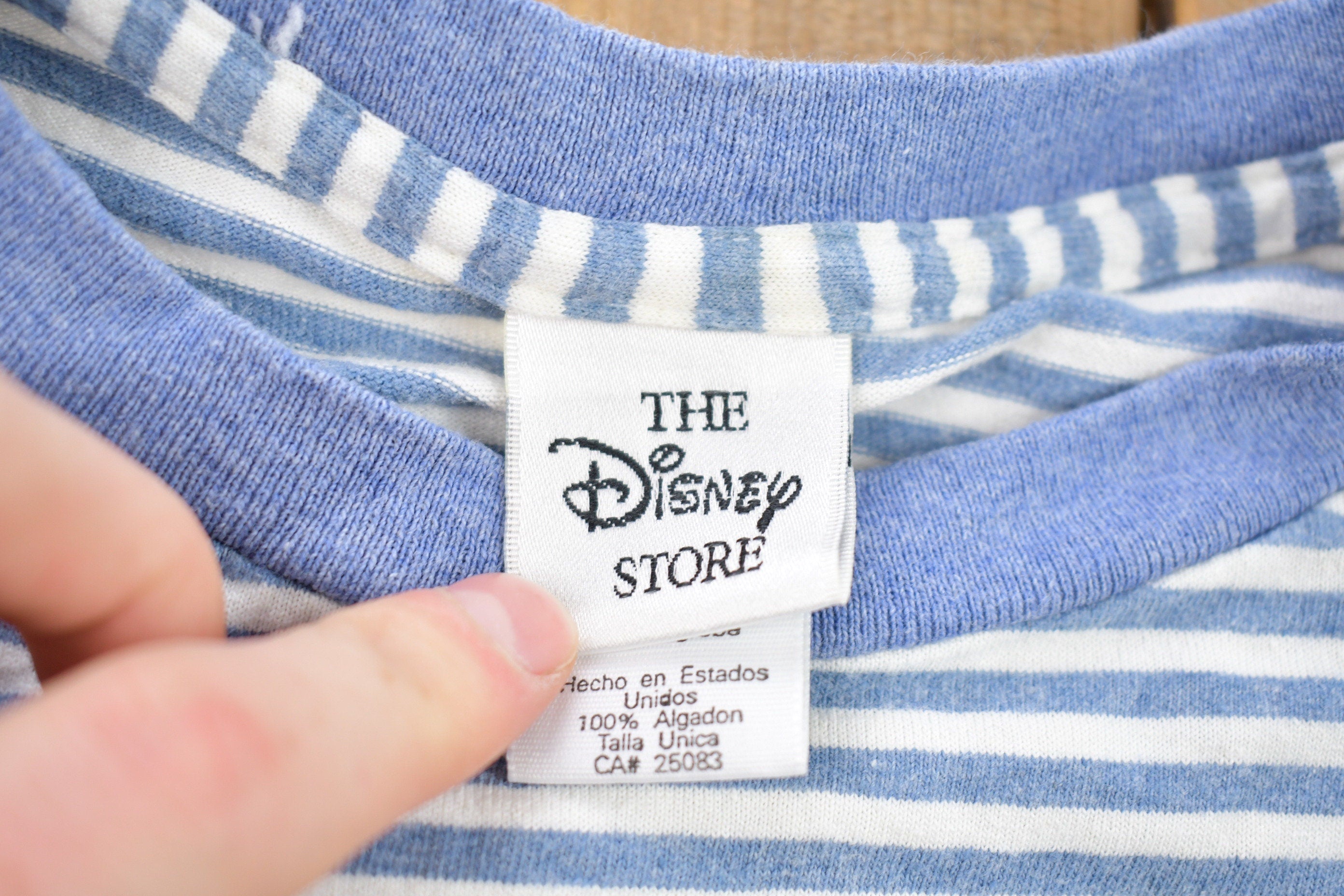 Vintage 1990s Tigger The Disney Store Striped Graphic T-Shirt 90s Streetwear
