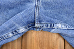 Vintage 1990s Riders Light Wash Relaxed Fit Tapered Mom Jeans