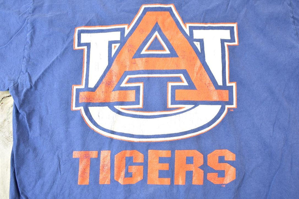 Vintage 1990s UA Tigers Souvenir Russell Athletic T-Shirt Men's L  Made In USA  Vintage Collegiate Tee  Rare Destination Tee