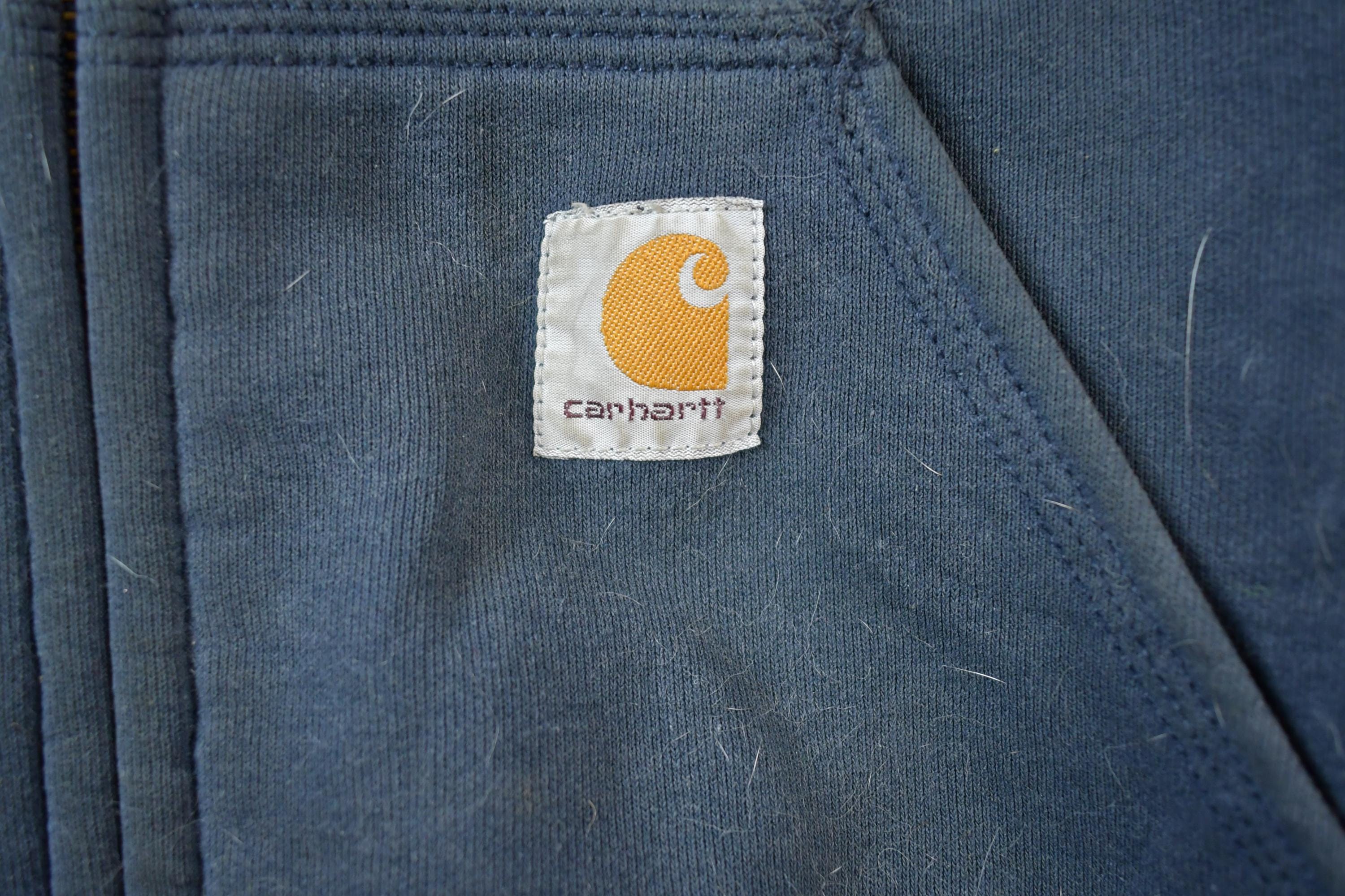 Vintage 1990s Carhartt Zip Up Rain Defender Hoodie Size XL