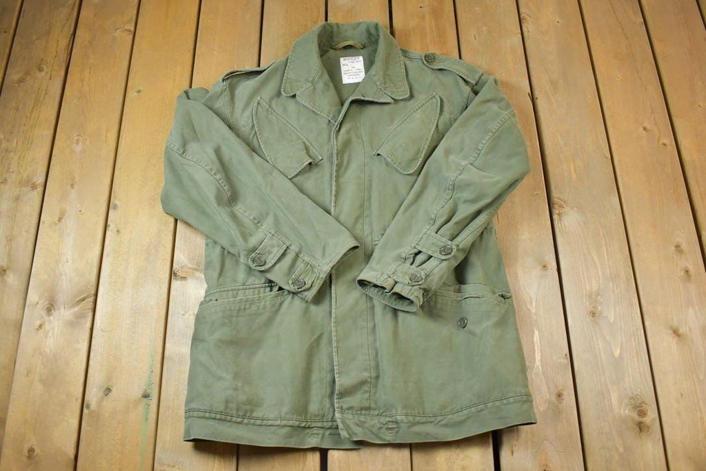 Vintage Wahler Military Button Up Army Jacket