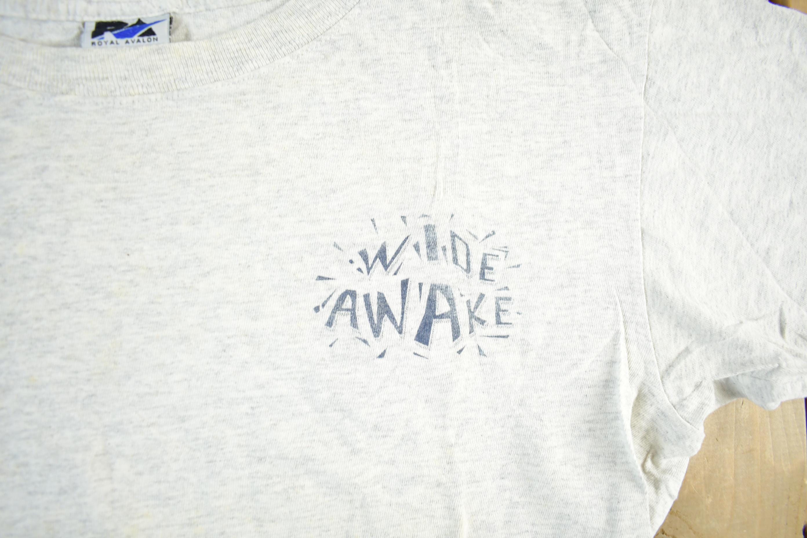 Vintage 1990s Jesus Christ Wide Awake Graphic T-Shirt Men's Medium