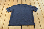 Vintage 1990s Nautica Spellout Graphic T Shirt Men's XL / Big Box Logo Print / 80s / 90s / Streetwear / Preppy / Made In USA